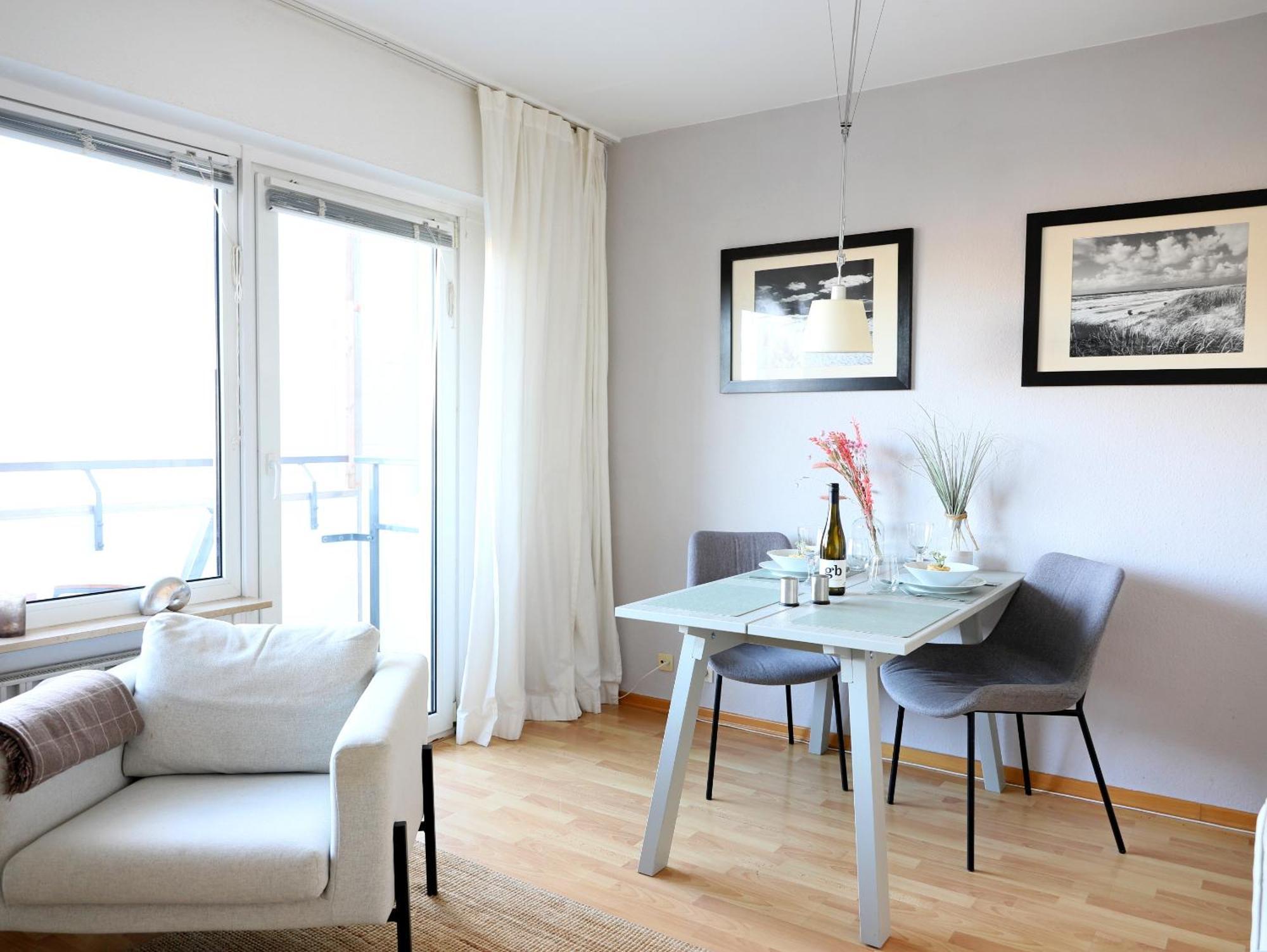 Modernes 2-Zimmer-Appartement Mit Balkon. Westerland Exterior photo
