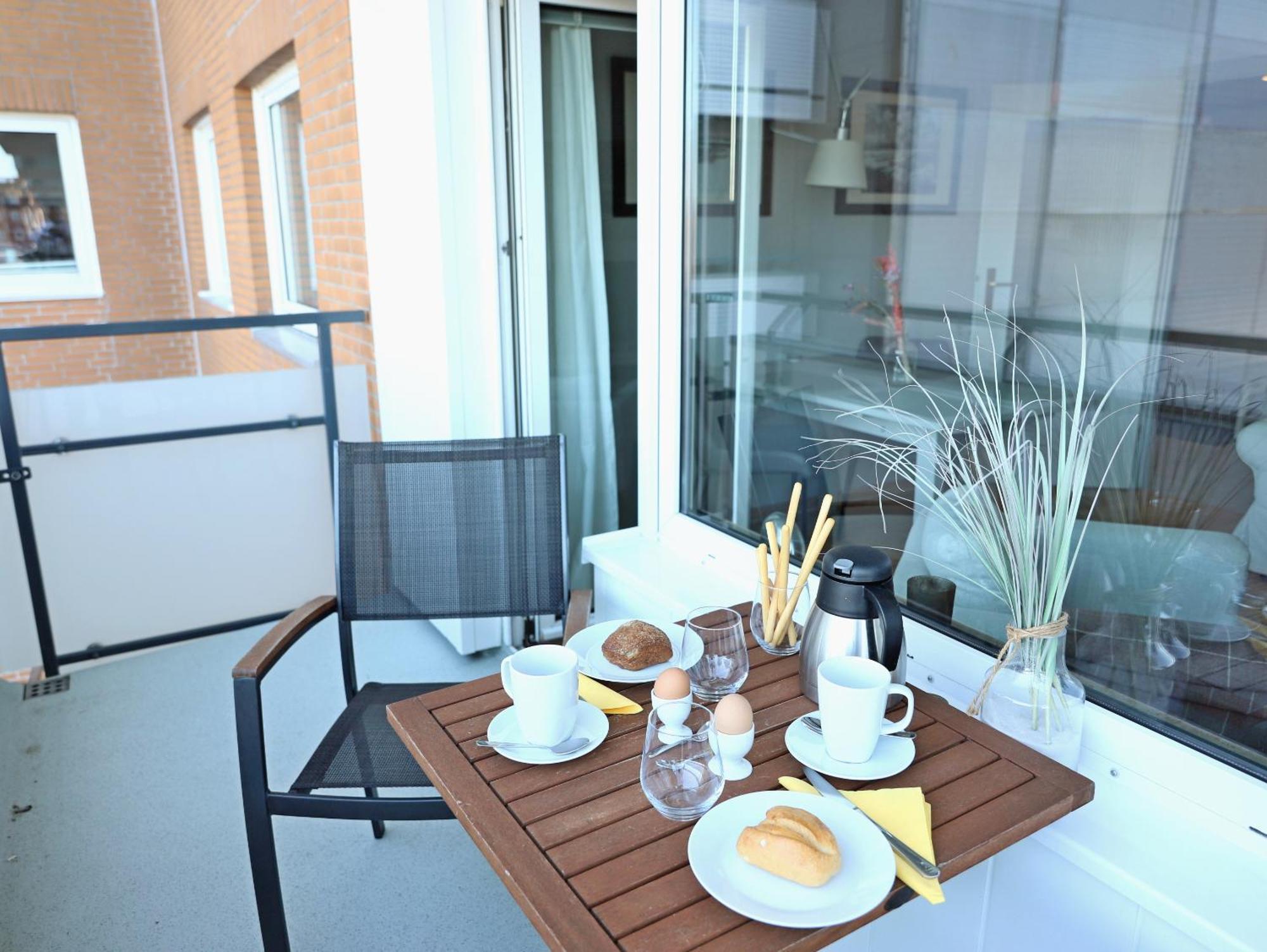 Modernes 2-Zimmer-Appartement Mit Balkon. Westerland Exterior photo