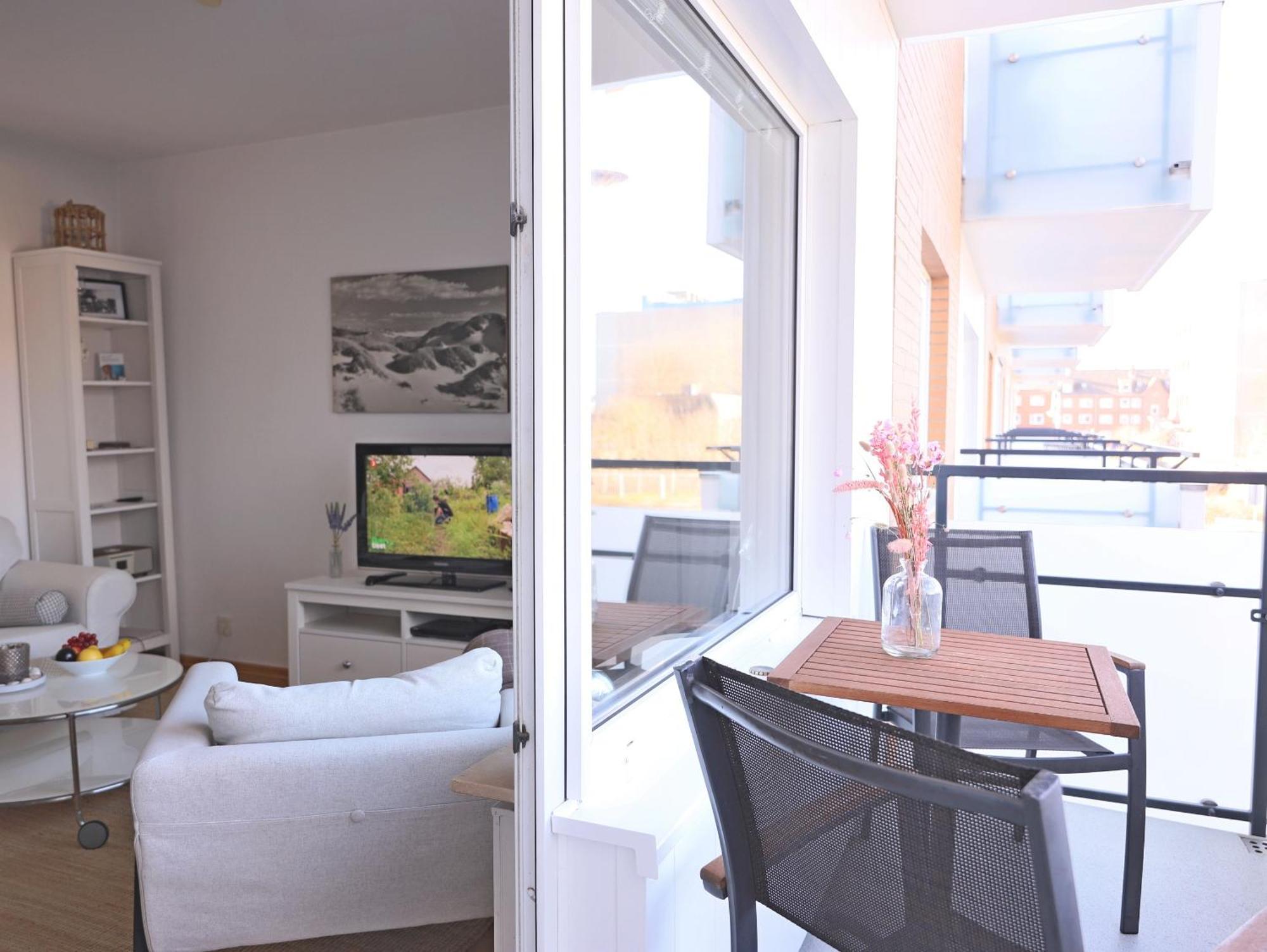 Modernes 2-Zimmer-Appartement Mit Balkon. Westerland Exterior photo